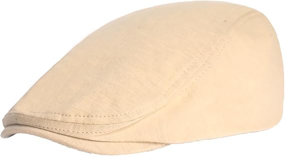 Men's Cotton Newsboy Caps Gatsby Ivy Hat Vintage Flat Cabbie Cap Newsboy Cap for Men Beret Hat Newsboy Hat