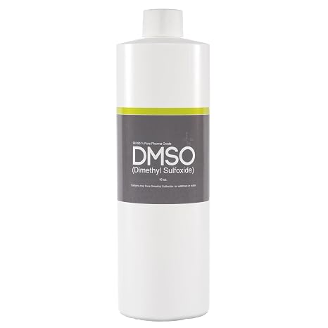 DMSO 16 oz. Pure 99.995% Liquid | USP Grade Dimethyl Sulfoxide | Non-diluted | Low Odor | BPA Free