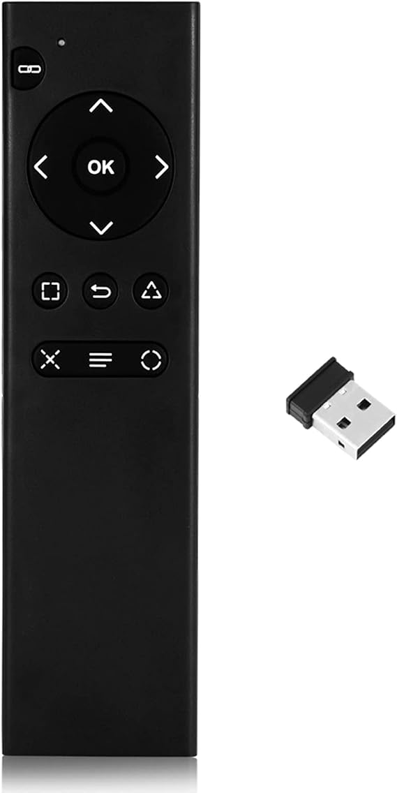 Universal Remote Control for Sony Playstation 4 PS4, DVD Multimedia Remote Control 2.4Ghz Wireless Media Controller with USB Receiver for Playstation 4 DVD