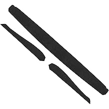 Dashboard and Front Door Panel Wrap Cover Fits Alcantara Material Compatible with Tesla Model Y Model 3 2018-2023 (Black9002)