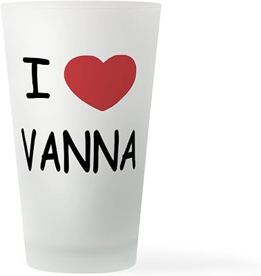CafePress I Heart Vanna Pint Glass, 16 oz. Drinking Glass
