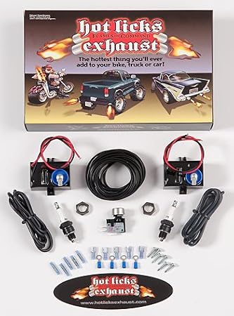 Hot Licks Dual Exhaust Flamethrower Kit for Automobiles or Motorcycles