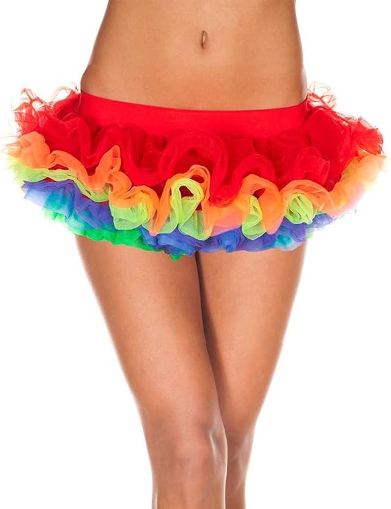 Rainbow Mini Tutu Skirt