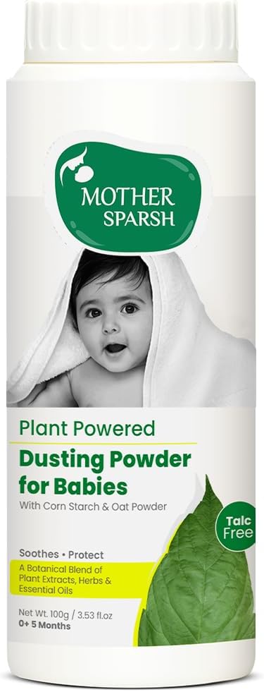 Mother Sparsh Talc-Free Natural Dusting Powder for Babies, 100 g