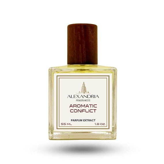 Alexandria Fragrances Aromatic Conflict Perfume for Men - Long Lasting Coumarin & Citral Fragrances - Elegant Aromatic Conflict Men Cologne for Daily Use Day & Night - Perfect for Any Event - 55ml