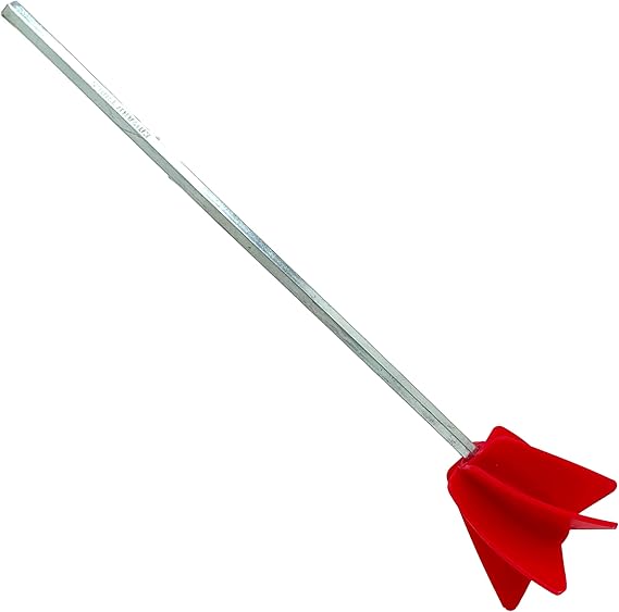 Edward Tools Paint Mixer Drill Attachment - Helix Mixer for 1 Gallon of Paint Epoxy, Resin, Silicone - Consistent Even Flow Stirrer Paddle - Works with all 3/8 and larger drills (1)