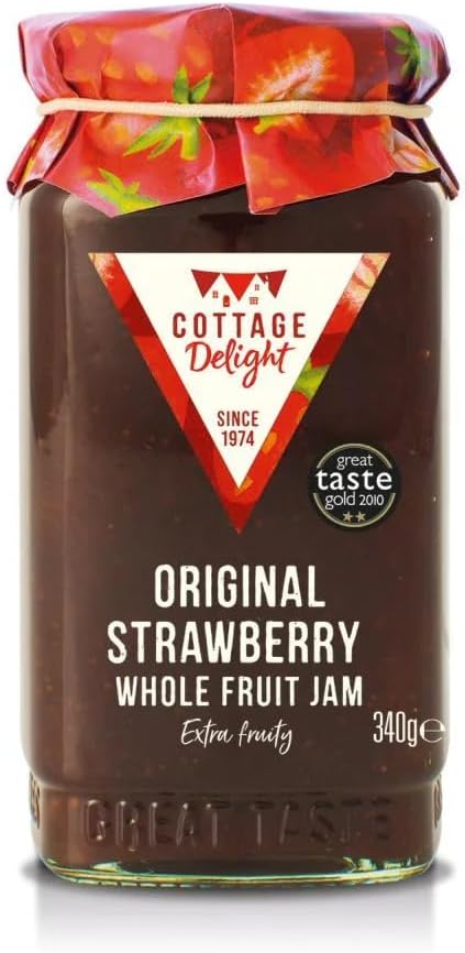 Cottage Delight Original Strawberry Whole Fruit Jam