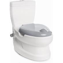 ebebek baby plus Educational Fun Potty | Splash Guard, Lightweight Portable Potty Great for Travel | Fun Kids Toilet Seat to Encourage Practice for Toddler Baby Children Infants (Grey)