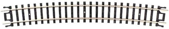 N Code 80 Nickel Silver 19" Radius Snap-Track (6) Atlas Trains