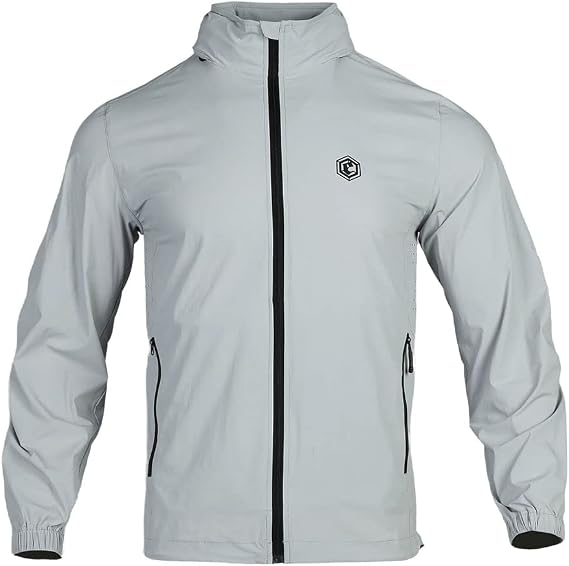 emersongear Blue Label Constellation Commuting Sun Protective Clothing,UPF100+ Portable Long Sleeve Hoodie Shirt