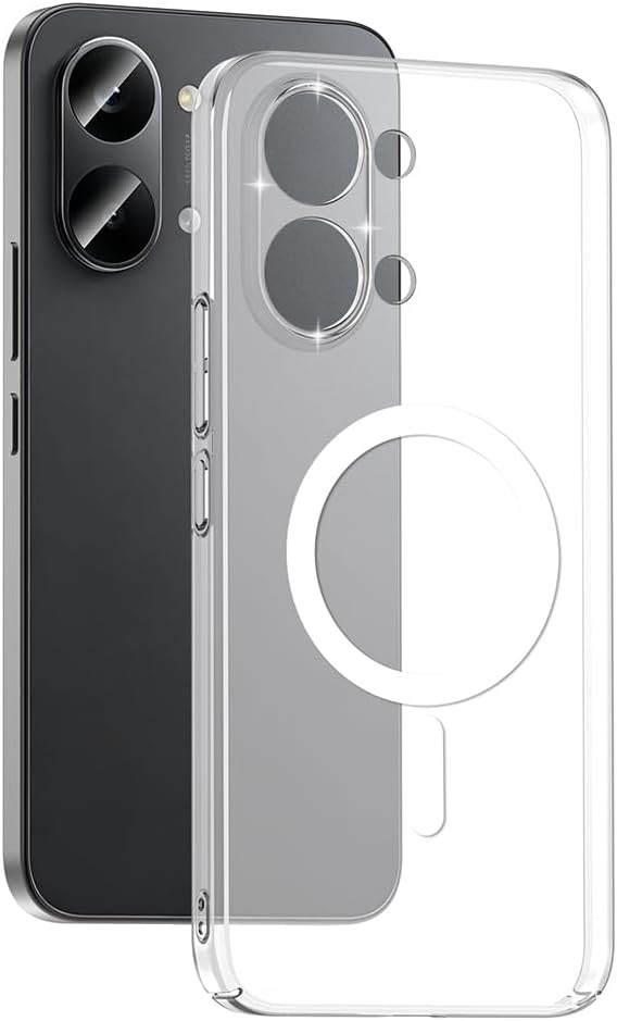 Xiaomi Poco X8 Pro Max İçin Kamera Korumalı Manyetik Şarj Özellikli Şeffaf Demy Sert PC Kapak