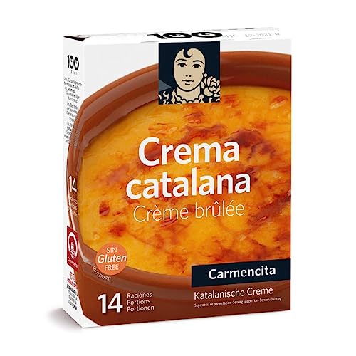 Carmencita. Crema Catalana. Creme Brulee mix. 56g 1.98oz. Pack of 3.