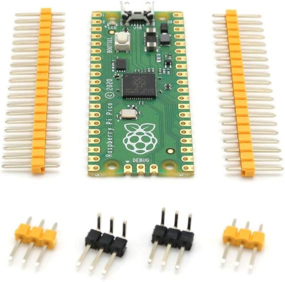 for Raspberry Pi Pico Flexible Microcontroller Board Based Pi RP2040 Chip Featured Dual-core ARM Cortex M0+with Flexible Clock Running up to 133 MHz