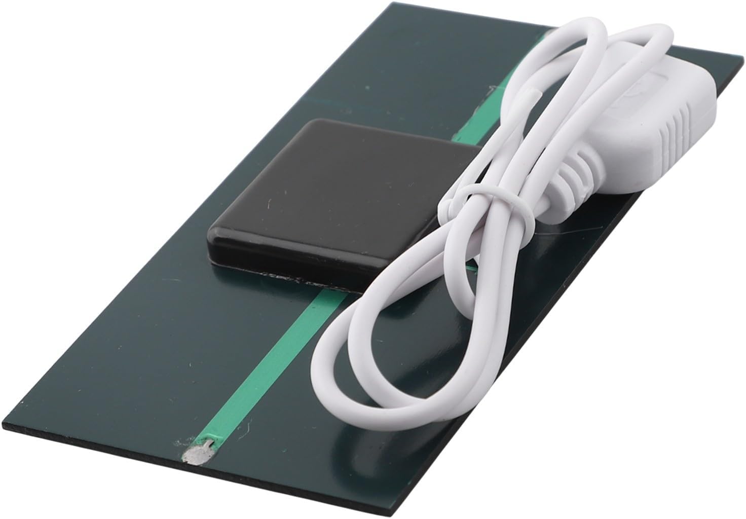 3W 6V Monocrystalline Solar Panel with USB Output for Outdoor Power Bank, Small Portable Charger for Garden Lights and DIY Projects, Black