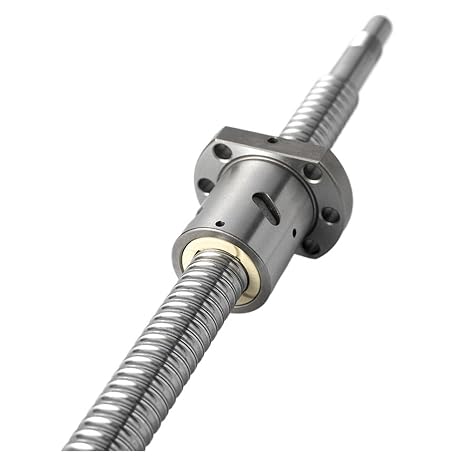 KUAOXK-Metal Ball Screw nut end Processing C7 Left Hand Ballscrew SFU1605 Single Ballnut End Machined for Parts Ball Screw 1605 250To2000mm(250mm)