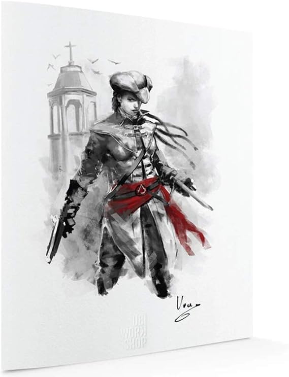 Ubi Workshop Assassin Creed Red Lineage Bundle Collection Print Art