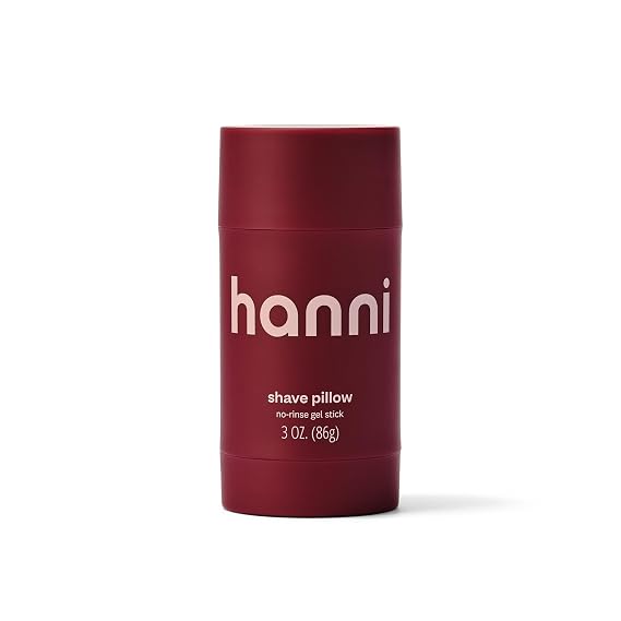 HANNI Shave Pillow No-Rinse Shave Gel Stick, Waterless Dry Shave, 3 oz