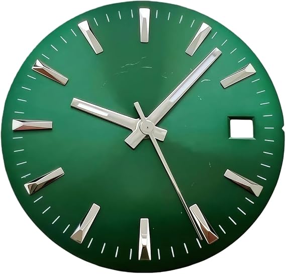 29.5mm Watch Dial Hands Set 3h Crown & Date Watch Face Mod Parts for Miyota 8215 Movement