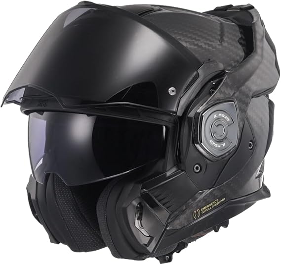 LS2 Klapphelm FF901 Advant X Carbon Solid ECE2206 Modularhelm Motorradhelm