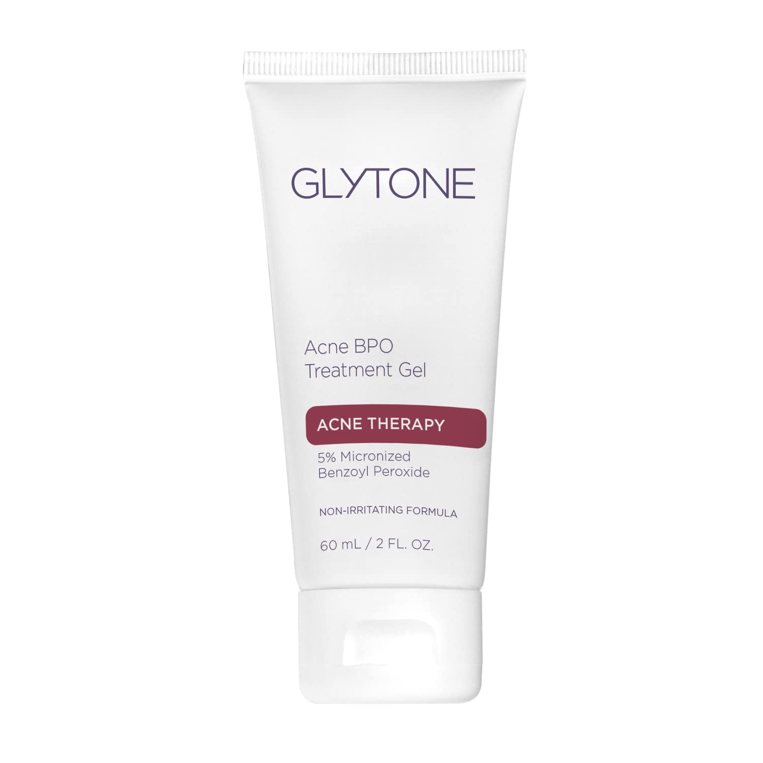 Glytone Acne BPO Treatment Gel - With Time-Released 5% Benzoyl Peroxide - Hydrating Mattifying Gel - Fragrance-Free & Non-Comedogenic - 2 fl. oz