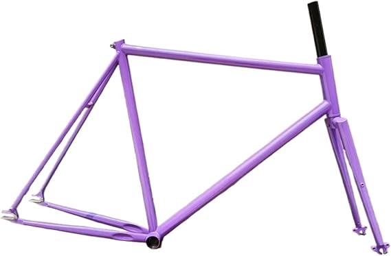 Tsunami Purple Chromium Molybdenum Steel Fixed Gear Frame 50cm 52cm 55cm 58cm CR-MO Fixie Cycle Part