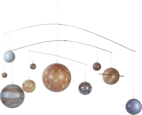 Solar System Mobile by Authentic Models, Educational Planets Model, Multicolor Space Decor for Baby, Kids, and Adults, Large Decoration for Astronomy and Science Enthusiasts, Easy to Hang and Assemble