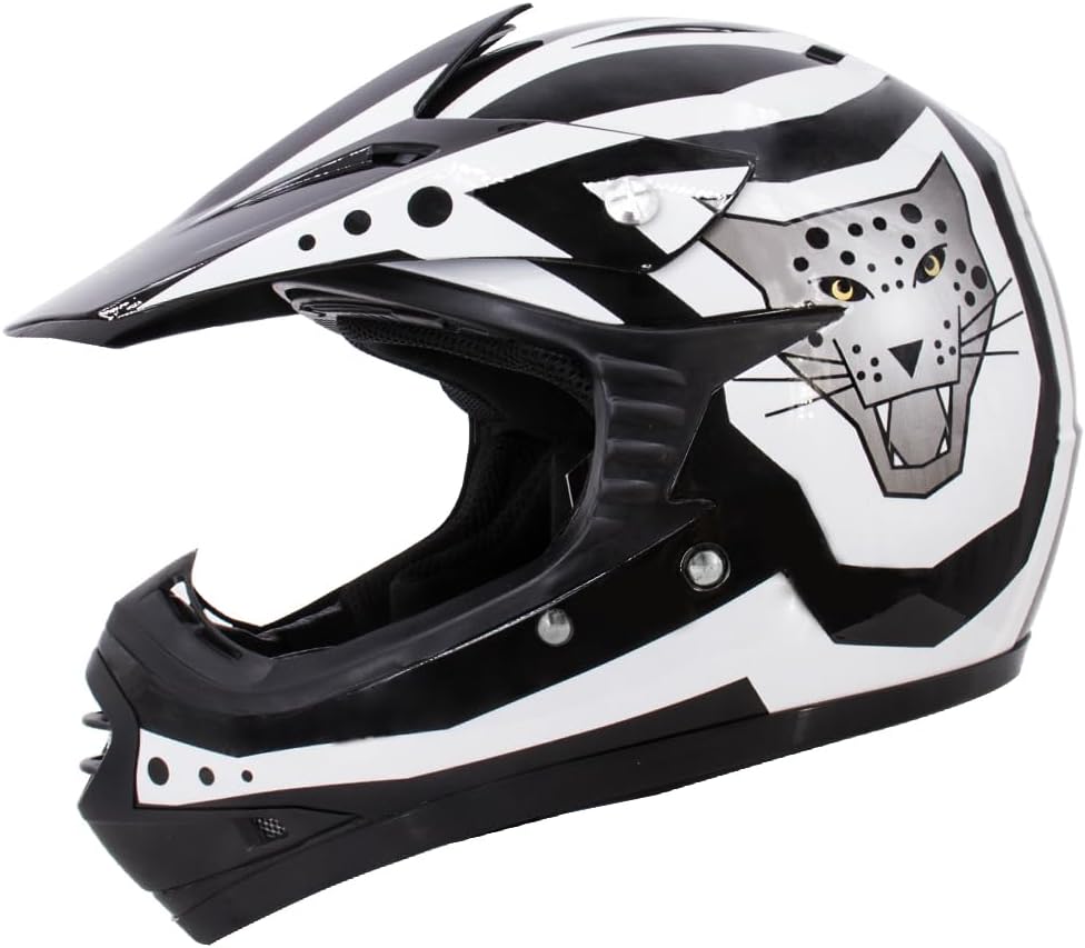 Zorax Black XS 48-49cm ZOR-X17 KIDS MOTOCROSS HELMET Children Quad Dirt Bike Crash Motorbike ATV Helmet ECE 2206