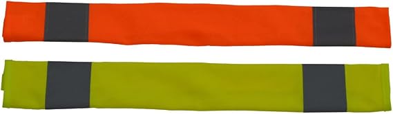Petra Roc SBC-L Reflective Seat Belt Cover, High-Vis Lime 2.5" x 18", One Size, Lime Solid