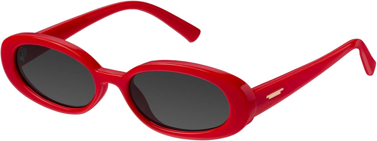mosanana Tiny Oval Sunglasses for Women with Small Face MS52360 | Narrow Frame, UV400 Protection, Versatile for Daily Wear and Vacations