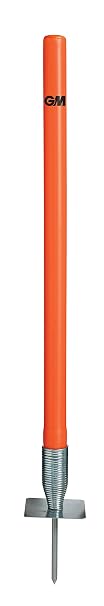Gunn & Moore GM | Cricket Stump - Steel Sprung Springback Practice Target - Regulation Height 28" - Orange