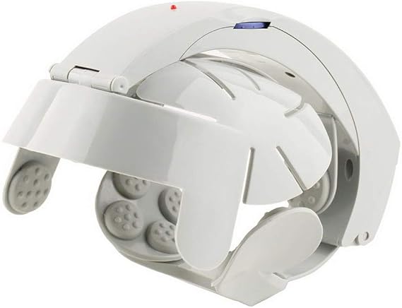 vinmax Electric Head Massager Helmet Cap Scalp Brain Massage Relax Acupuncture Points