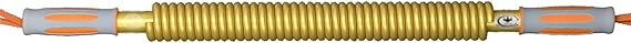 Power Twister Bar, 40 kg-110 kg Gold Power Twister Heavy Duty Chest Expander Spring Exercise Bar for Shoulder, Arm, Forearm and Chest(100kg)