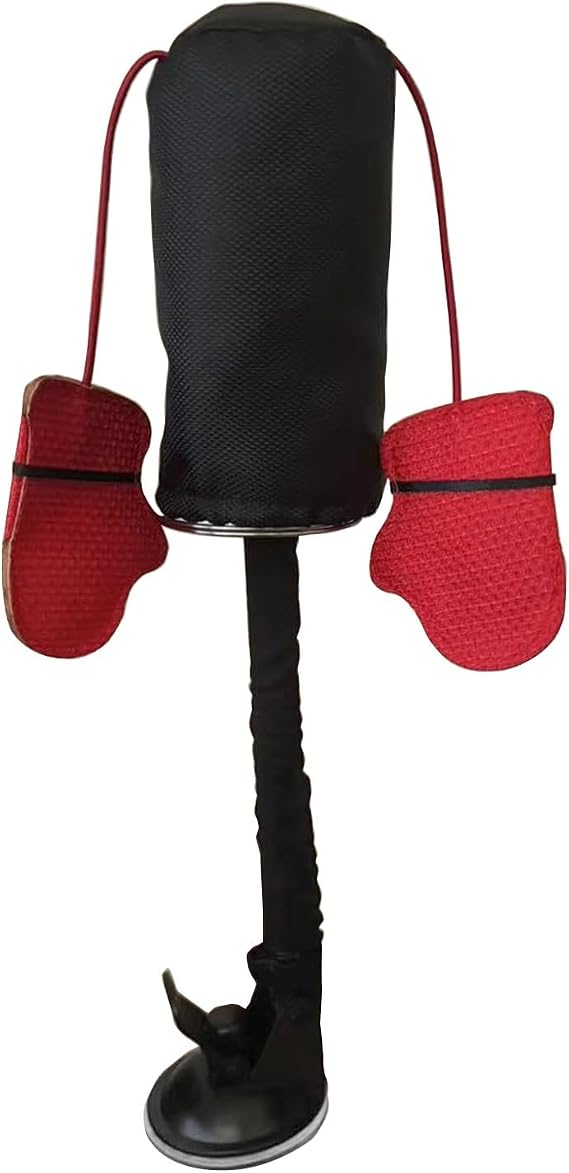 Cat Boxing Bag Toy Funny Teasing Fun Activity Funny Exercise Teaser Toy for Felines with Dangling Boxing Gloves
