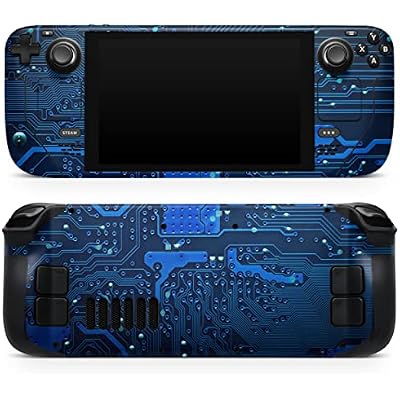 DesignSkinz - Compatible with Steam Deck - PC Skin Decal Protective Scratch Resistant Vinyl Wrap Gaming Cover - Electric Circuit Board