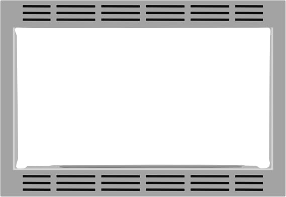 NN-TK932SS 30-inch Microwave Trim Kit Compatible with Panasonic Microwave Ovens, for 2.2 Cu Ft Microwave Oven, Built-in Stainless Steel 30" Microwave Trim Kit for NN-SE9-S, NN-SD9-S, NN-SN9-S,NN-ST9-S