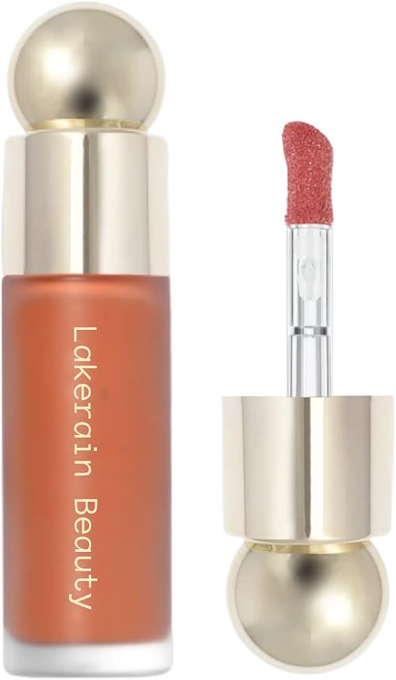 Liquid Blush Soft Cream Face Blush, Long-lasting Blendable Liquid Blusher Lightweight Moisturizing Beauty Makeup for Cheeks, Natural Looking Matte Finish Dewy Skin Tint (#04 Joy)