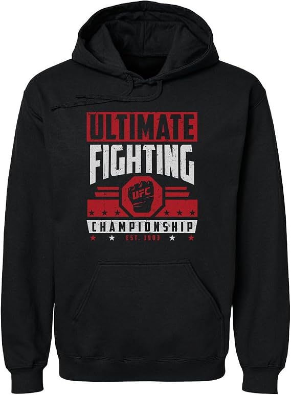 500 LEVEL UFC Men's Hoodie Sweatshirt - UFC Glove Icon Vector