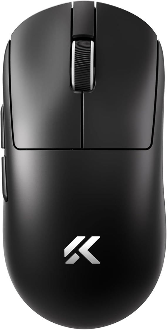 MCHOSE A7 V2 Ultra Wireless Gaming Mouse, 59g Ultra-Lightweight with PAW3950TI Custom Sensor up to 42K DPI, Wired/Wireless Dual 8K Polling Rate, 130 Hour Battery Life & Tri-Mode Connectivity - Black