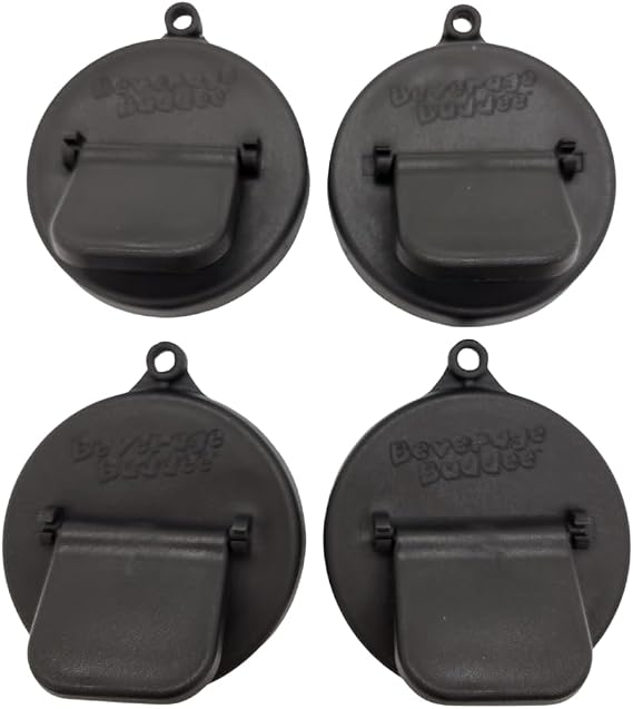 Can Cover, Black, 4 Pack
