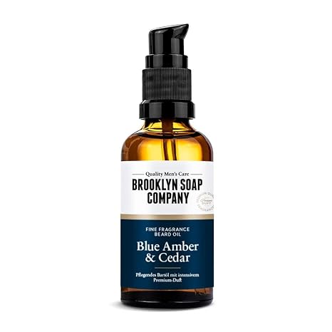Brooklyn Soap Company Bartöl 50 ml Blue Amber & Cedar