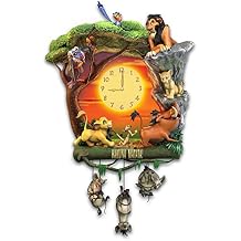 Disney The Lion King Hakuna Matata Day-to-Night Sculptural Wall Clock