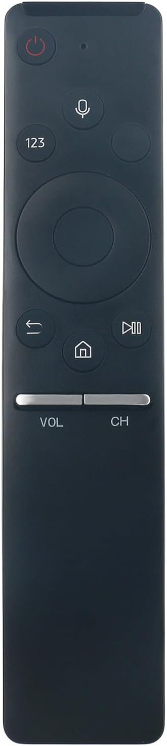 Voice Replace Remote with Mic fit for Samsung 4K Smart TV UN55MU6500FXZA | UN55MU7000FXZA UN55MU7500FXZA UN55MU8000FXZA UN55MU9000FXZA UN65MU6300FXZA UN65MU6500FXZA UN75MU6300F UN65MU7500F