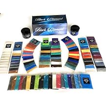 Pigment Box Set 2" (2-42g Containers) are (6 Variety Packs) 60 5g Packs Total Including Ghost pigments (Epoxy,Slime,Resin,Soap) Black Diamond Pigments
