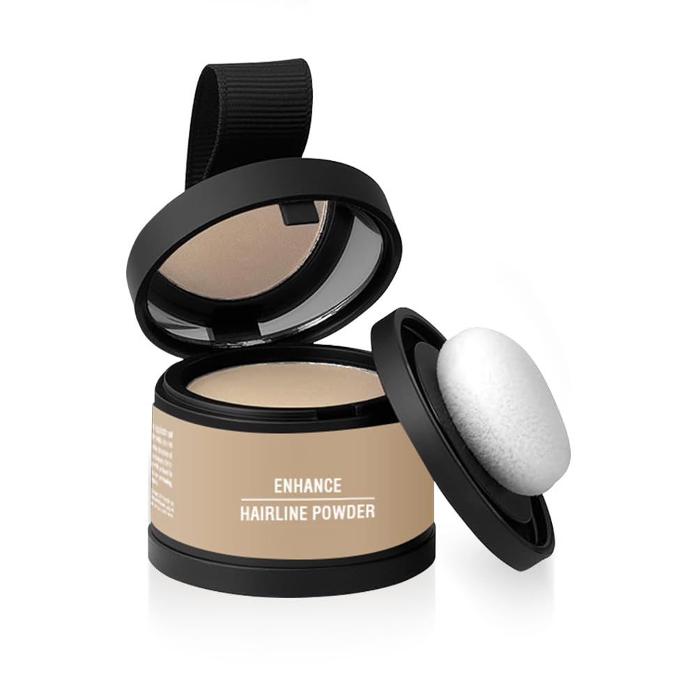 Hair Color, 2025 New Root Coverup Hairline Shadow Grain Powder, Hair Filling Waterproof Fill in Hair Edges Hairline Shadow Powder for Women and Men #10 Light Blonde