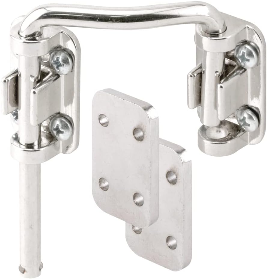 Prime-Line U 10537 2-14 In. Nickel Plated Steel High Security Loop Lock for Left Hand Single Pack
