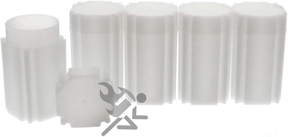 5 Count Gold Eagle Square Coin Tubes
