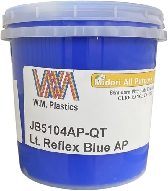 Plastisol Ink for Screen Printing-Quart (Reflex Blue)