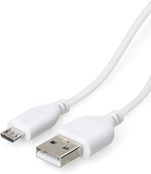 Charger Cord for Amazon Kindle Fire Tablet, Kindle Paperwhite Generation | 6 ft Micro USB & USB C Charging Cable, e-Reader Power Cords Replacement, White