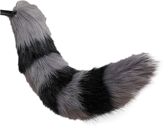 Furry Animal Fox Wolf Tail Faux Fur Tail for Cosplay Halloween Party Costume