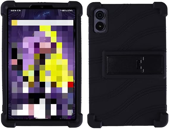 Compatible FOR Alldocube iplay 80 mini Ultra (8.8 inch) Tablet Case, Full Coverage Ultra Slim adjustable Stand Silicone Shockproof Lightweight Protective Cover Case (Black)